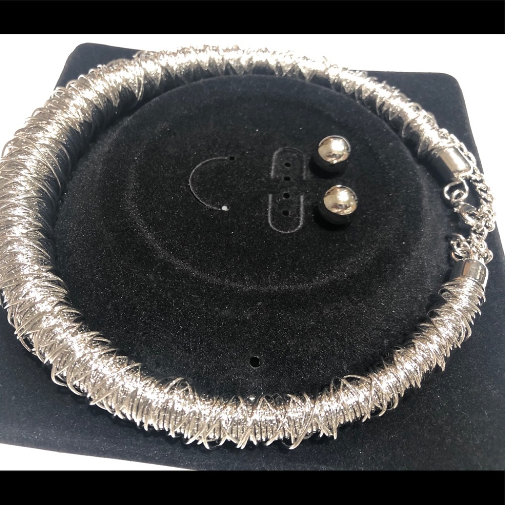 🆕 FASHION JEWELRY WIRE WRAP NECKLACE SET 🆕 - Picture 6 of 8